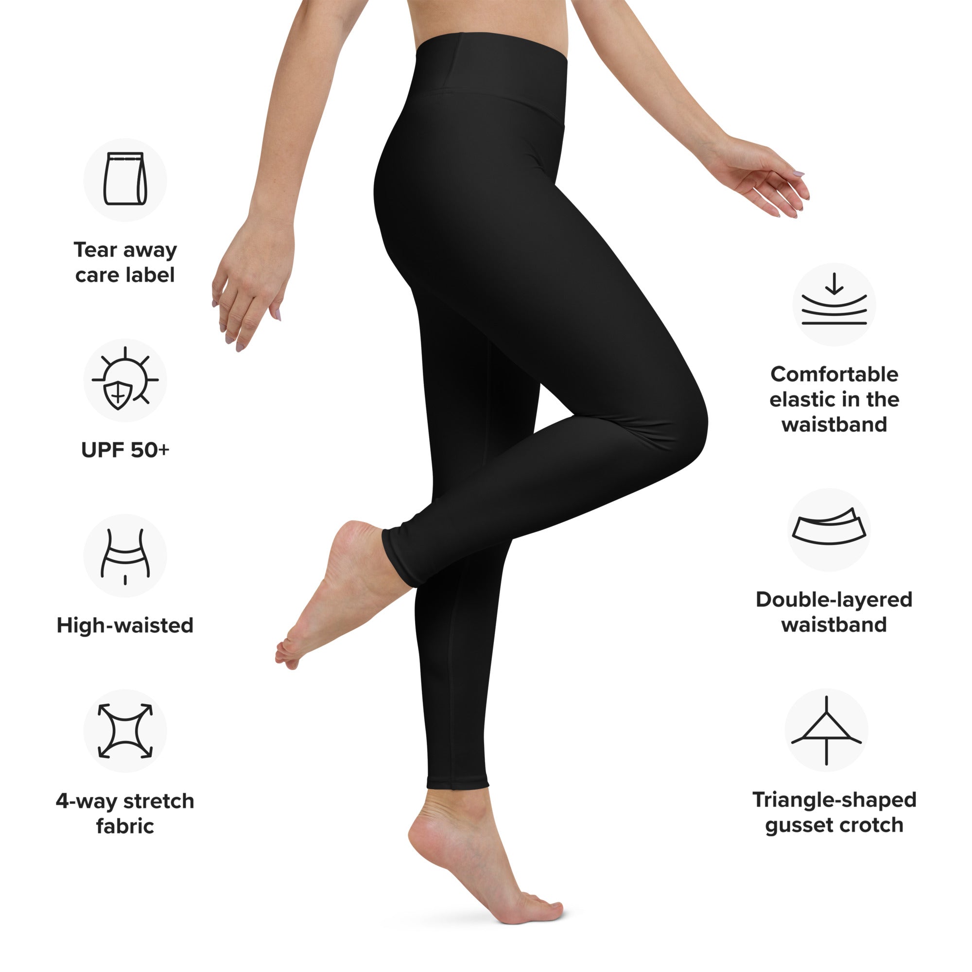 Basic Black Yoga Leggings